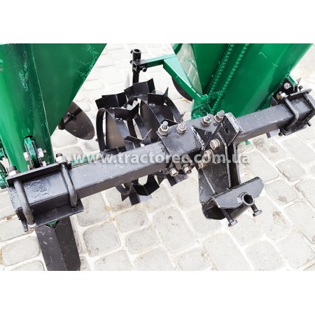 Картоплесаджалка дворядна ЖМЕРИНКА обєм 70 л, для мототрактора, мотоблоку, РЕГУЛЬОВАНЕ, ПІДСИЛЕНЕ КРІПЛЕННЯ!